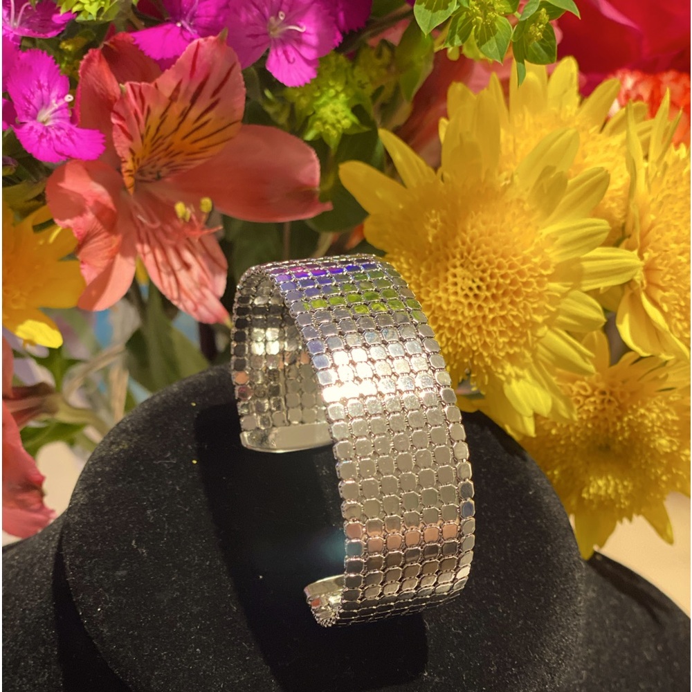 Silver Tone 1970’s-1980’s inspired Cuff